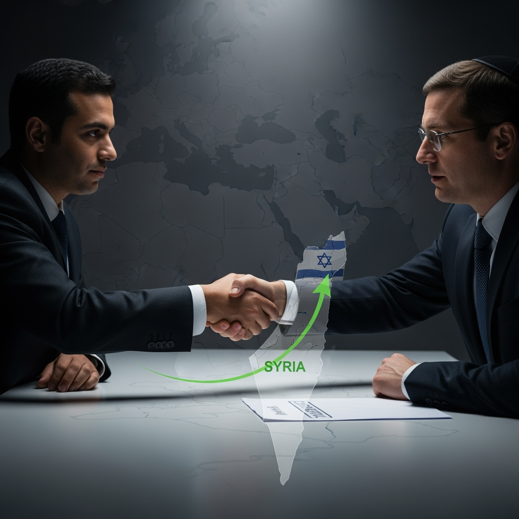 Illustration for: Syria-Israel Security Talks Progress