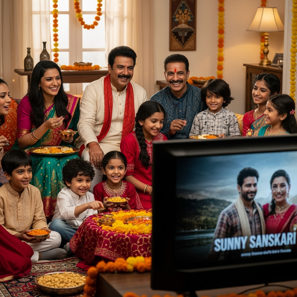 Illustration for: Sunny Sanskari's Trailer: A Festive Family Delight