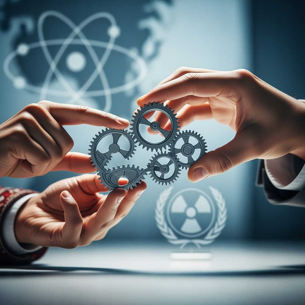 Illustration for: Iran-IAEA Cooperation Framework Discussed