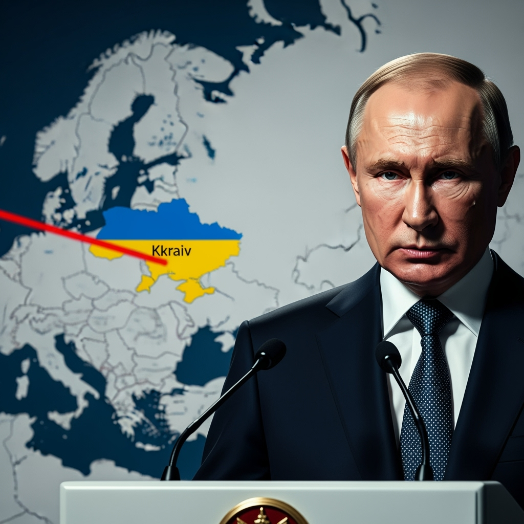 Illustration for: Putin Warns of War if Kyiv Uses Long-Range Missiles