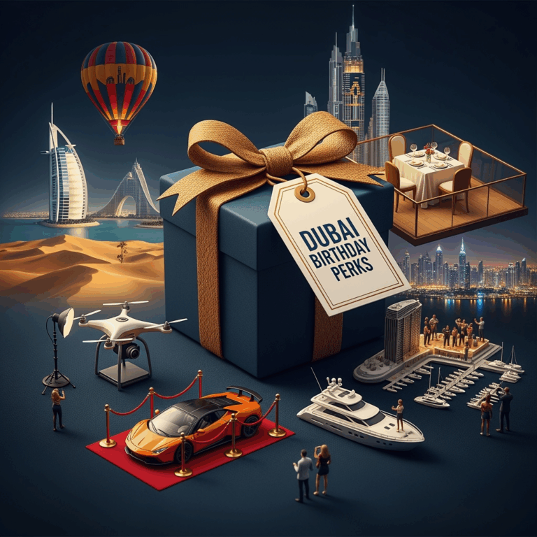 Illustration for: Top Birthday Perks in Dubai for Unforgettable Celebrations