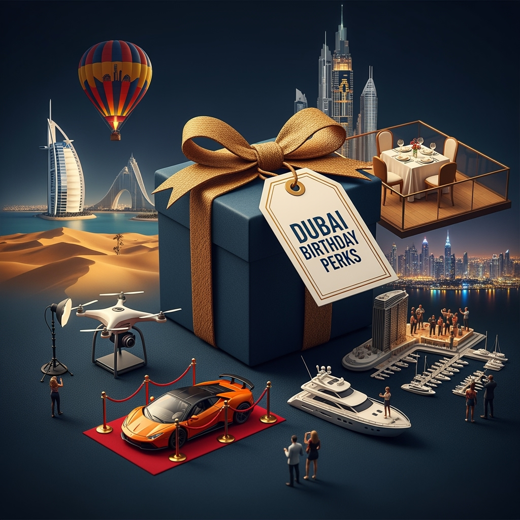 Illustration for: Top Birthday Perks in Dubai for Unforgettable Celebrations