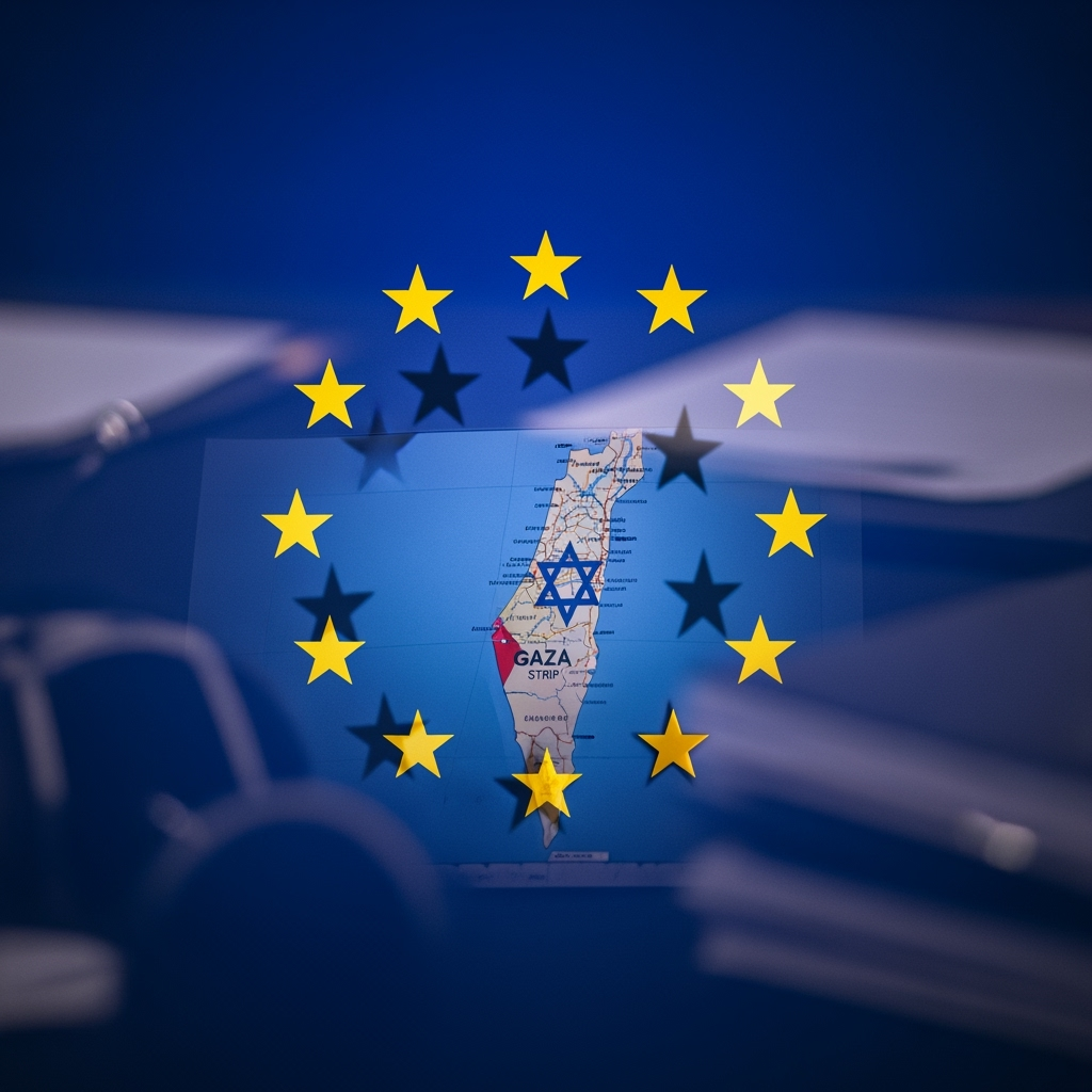 Illustration for: EU Calls for Actions Against Israel Over Gaza War