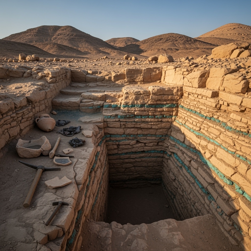 Illustration for: New Discovery Highlights Sinai's Ancient Mining Role