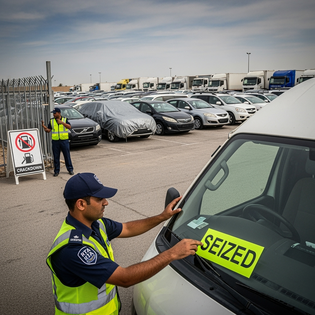 Illustration for: RTA Seizes Vehicles in Gas Distribution Crackdown