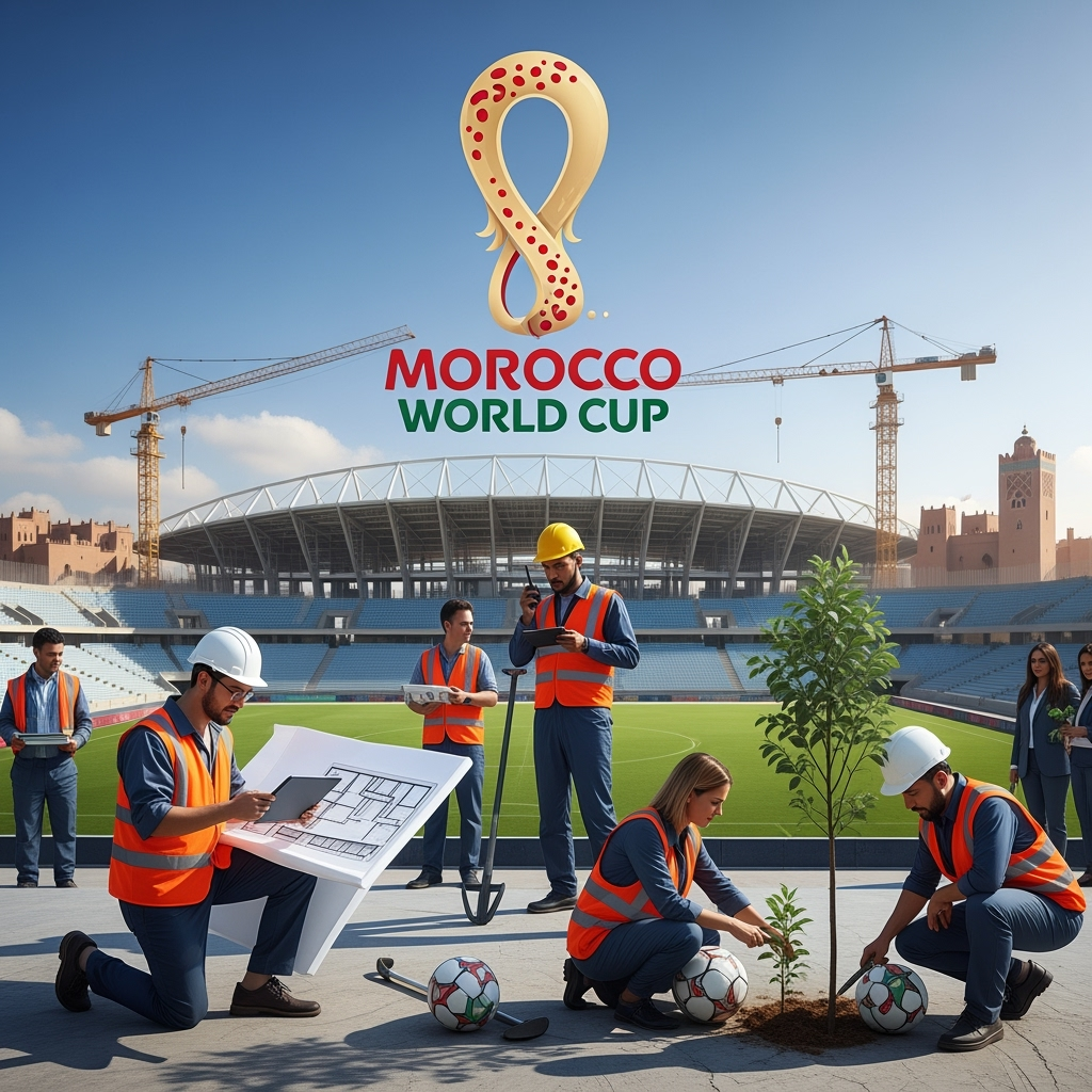 Illustration for: Morocco's Preparations for 2030 World Cup