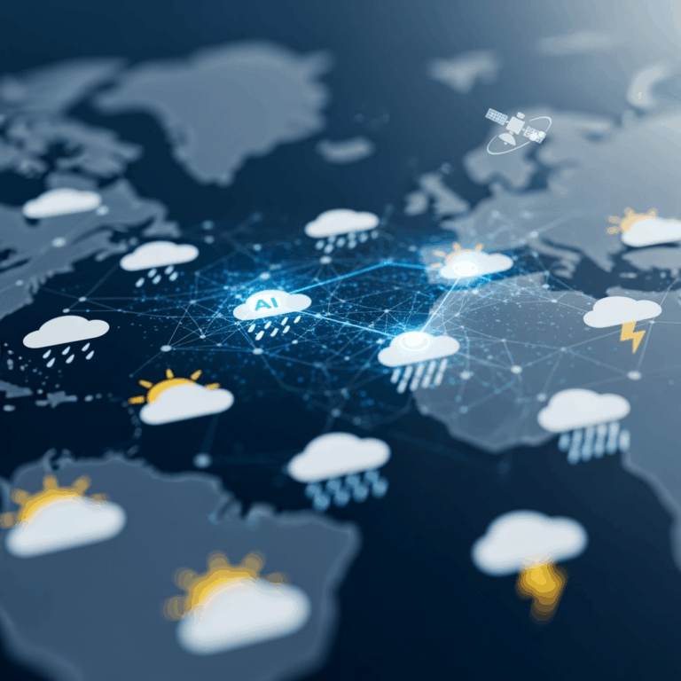 Illustration for: AI Revolutionizes Weather Forecasting