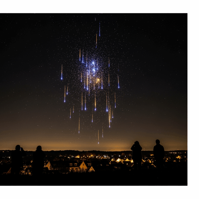 Illustration for: Mysterious Sky Explosion Sparks Speculation