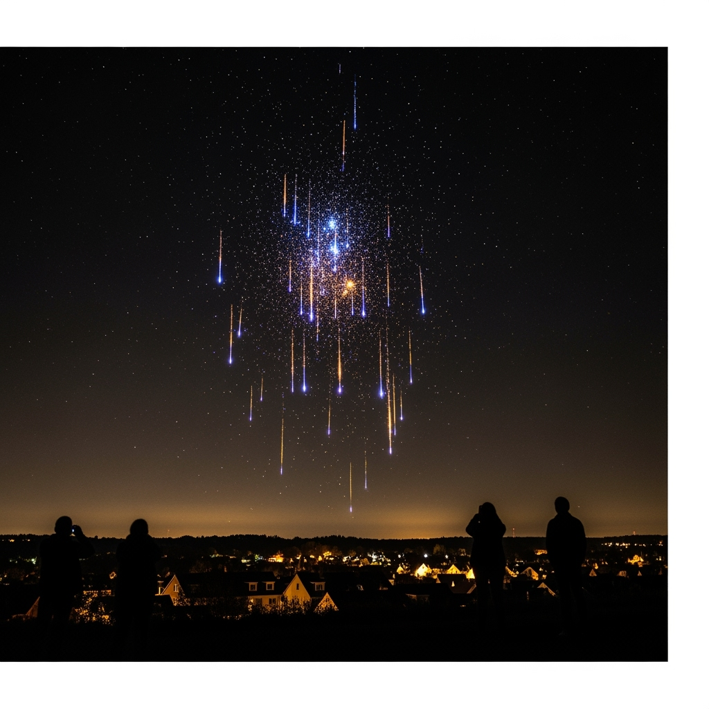 Illustration for: Mysterious Sky Explosion Sparks Speculation