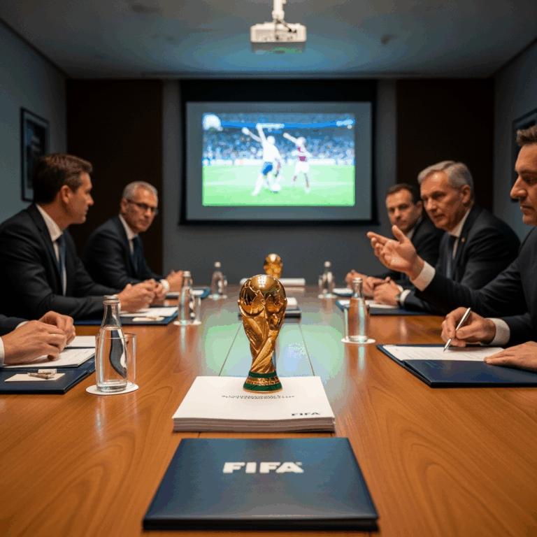 Illustration for: FIFA Meeting Discusses World Cup Anniversary Matches