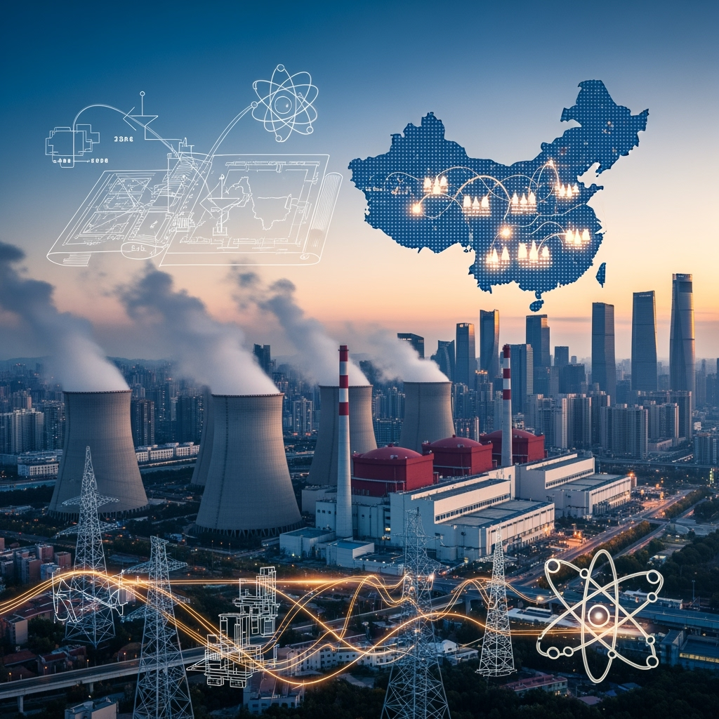 Illustration for: China's Ambitious Nuclear Energy Plans