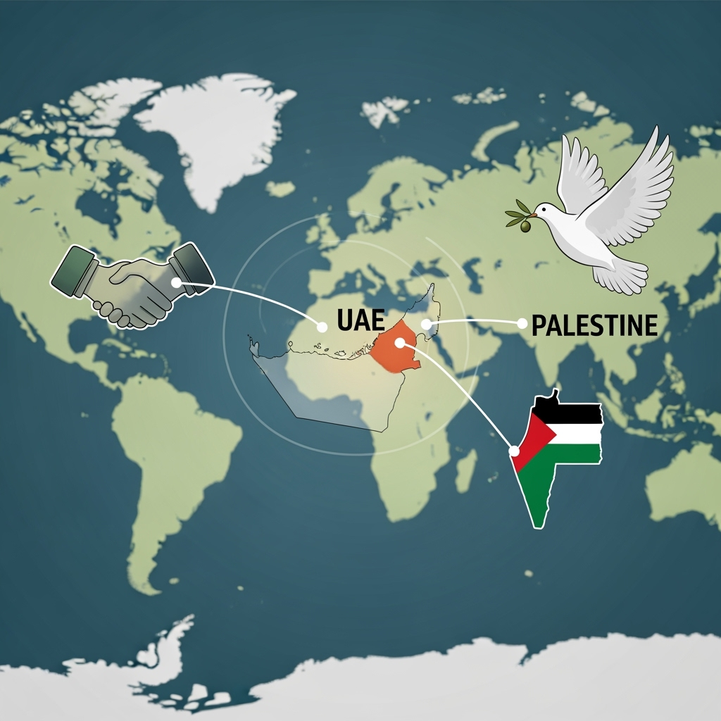 Illustration for: UAE Supports Global Recognition of Palestine