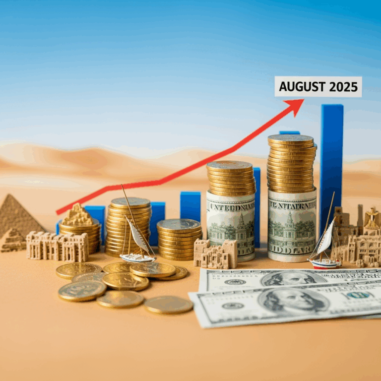 Illustration for: Egypt's Foreign Reserves Rise in August 2025