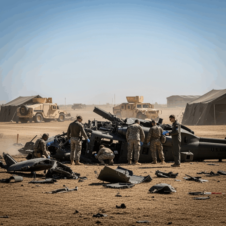 Illustration for: Investigation Ongoing for US Army Helicopter Crash