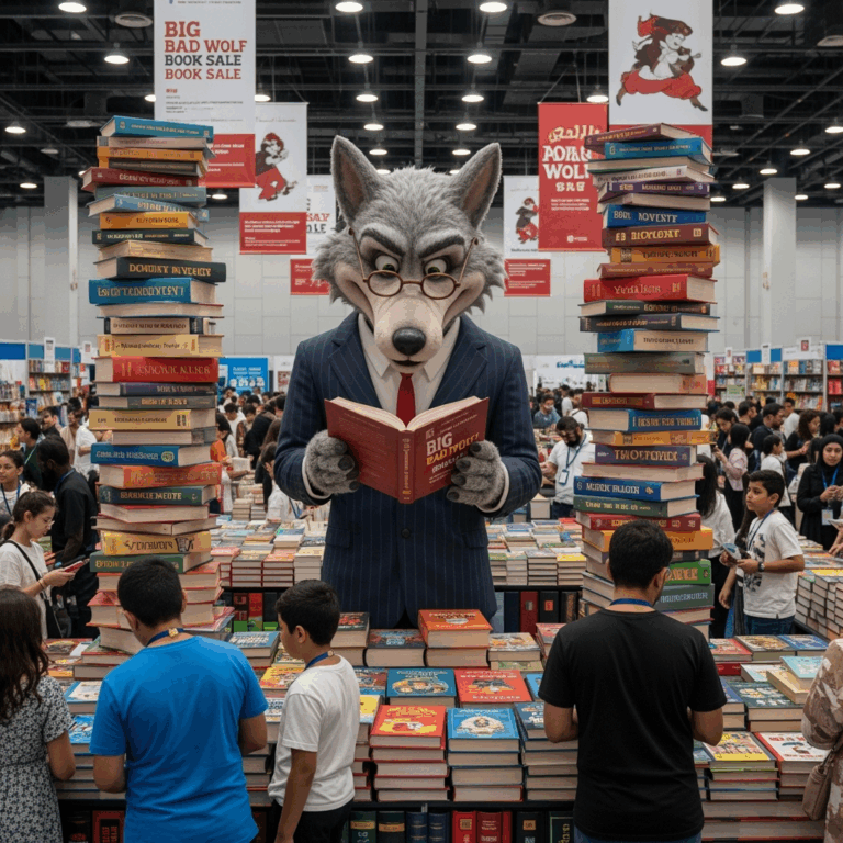 Illustration for: Big Bad Wolf Book Sale Debuts in Ajman