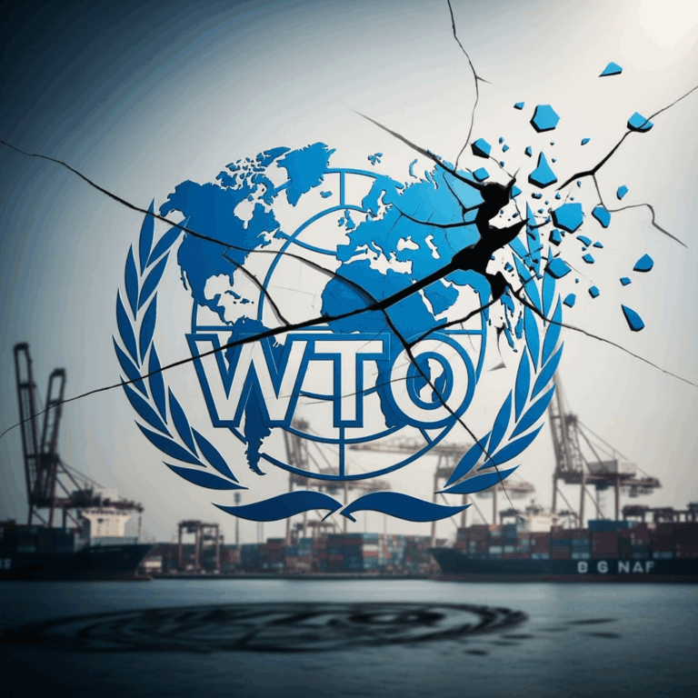 Illustration for: Global Trade on WTO Terms Faces Historic Disruption