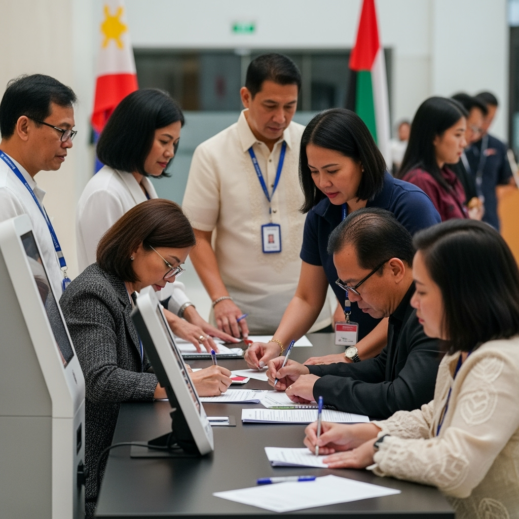 Illustration for: Register for 2028 Philippine Elections in UAE