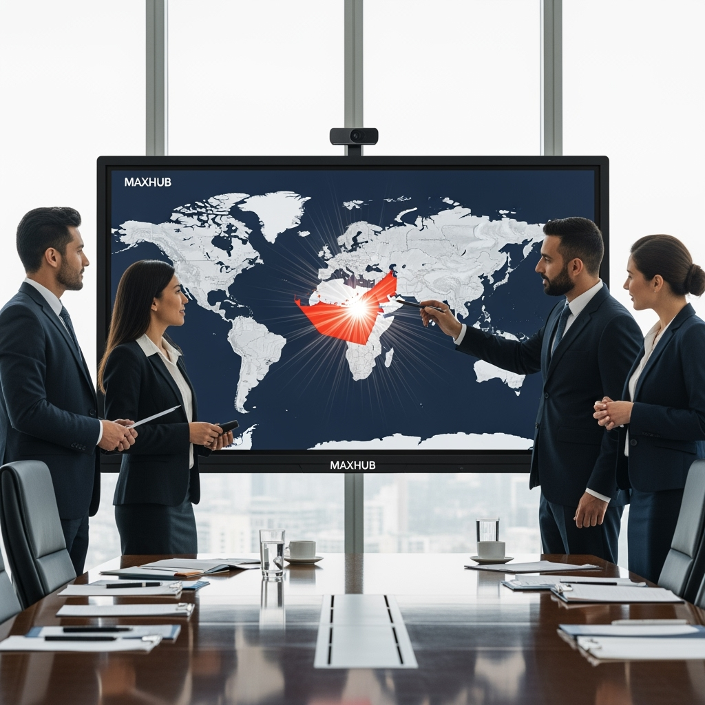 Illustration for: MAXHUB Expands into UAE: A Strategic Milestone