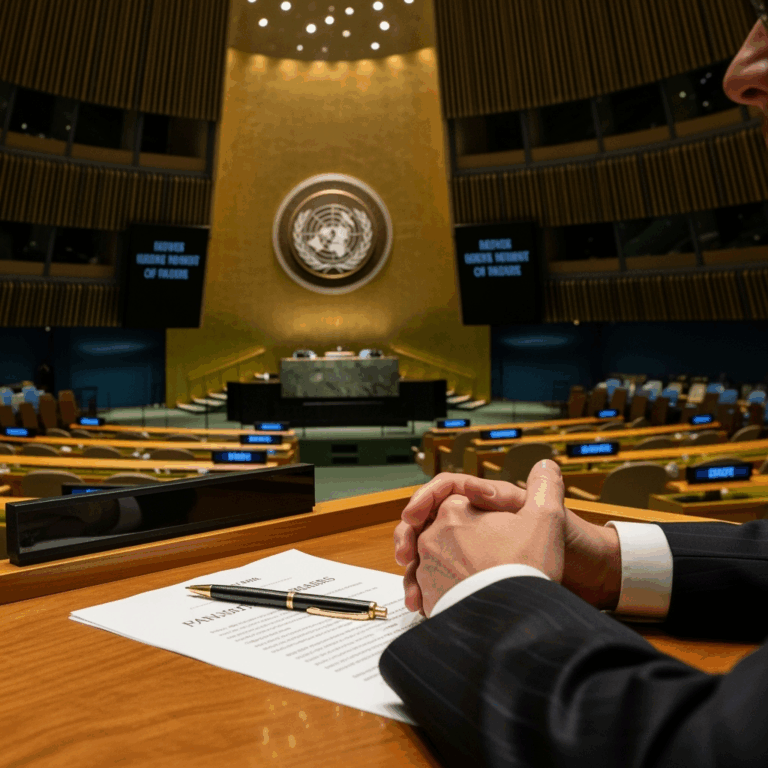 Illustration for: Diplomatic Solution with Iran Still Possible: UN General Assembly