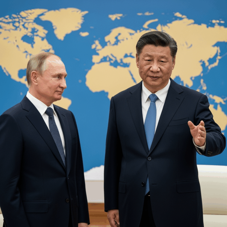 Illustration for: Putin Supports Xi's Global Governance Initiatives