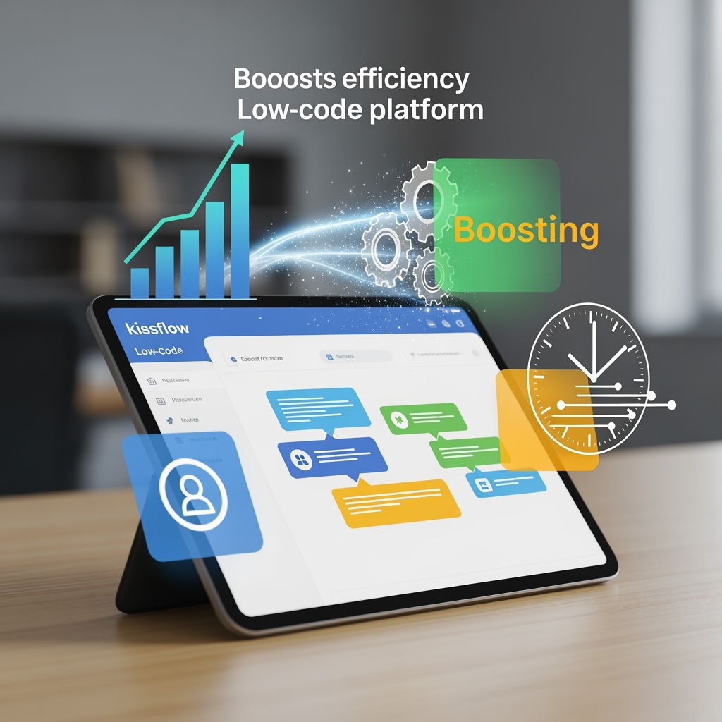 Illustration for: Boosting Efficiency with Kissflow's Low-Code Platform