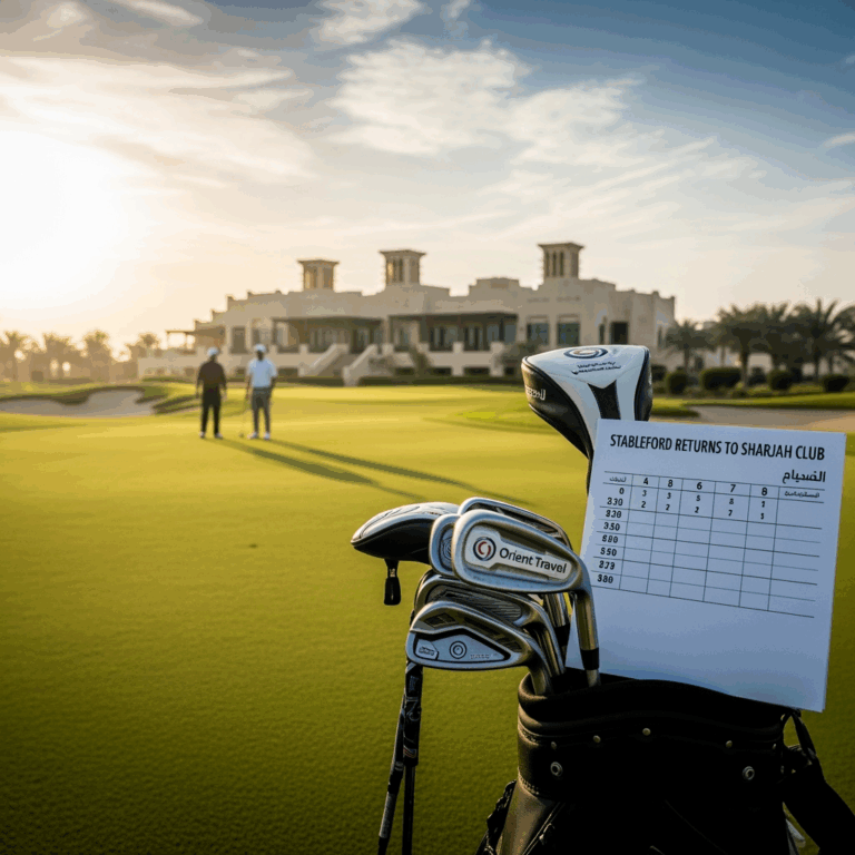 Illustration for: Orient Travel Stableford Returns to Sharjah Club