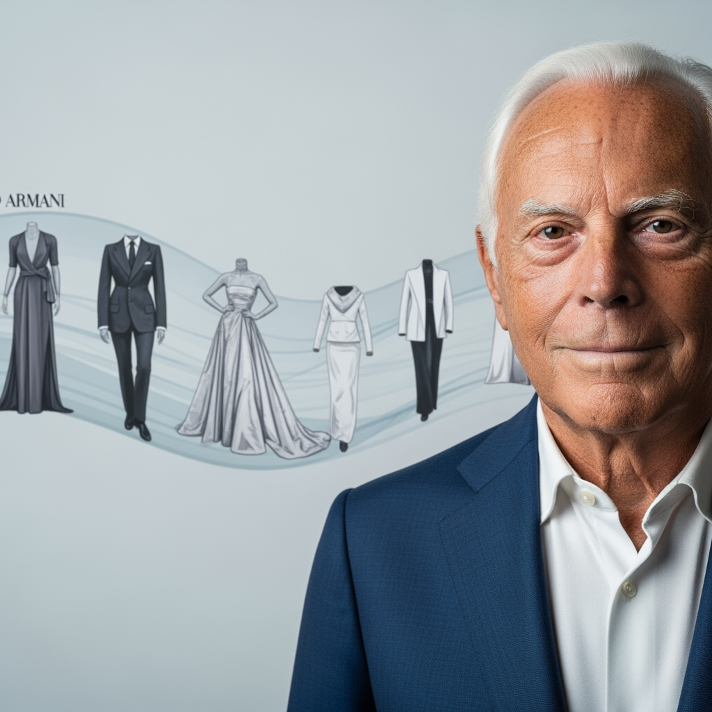 Illustration for: Giorgio Armani: A Legacy of Timeless Fashion