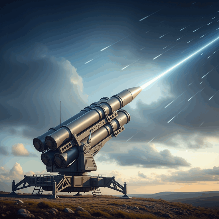 Illustration for: UK to Develop 'Sky Hammer' Missile Defense System