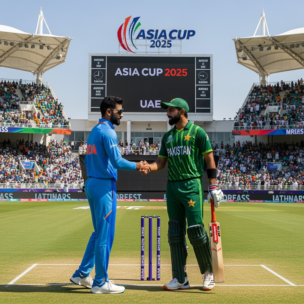 Illustration for: India and Pakistan to Lead Asia Cup 2025 in UAE