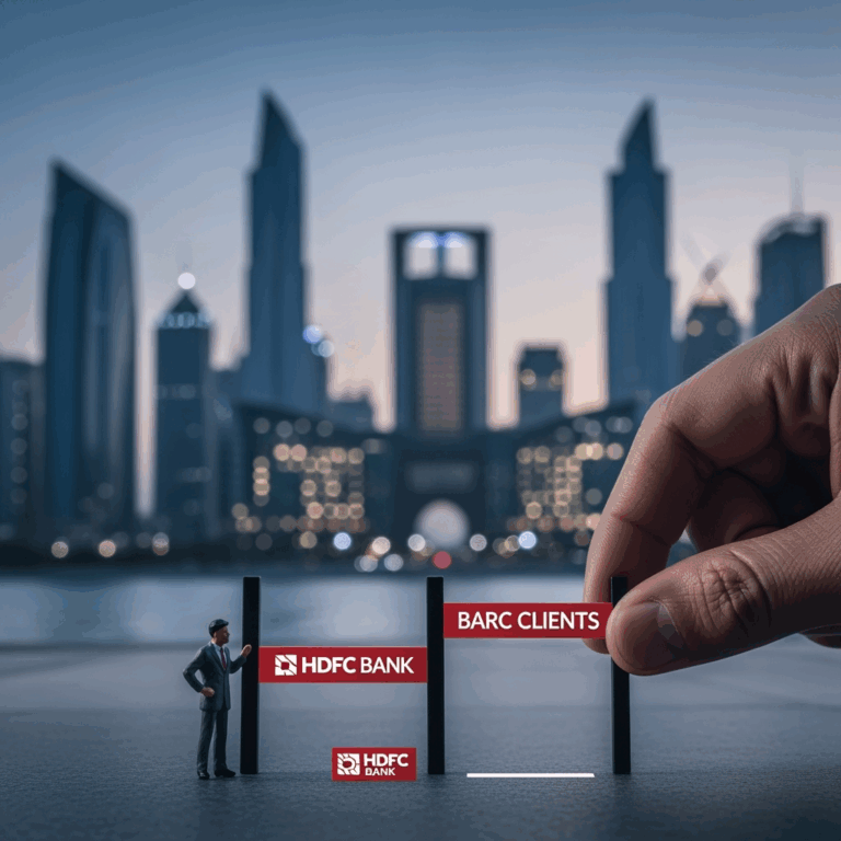 Illustration for: DFSA Bars HDFC Bank's DIFC Branch from New Clients