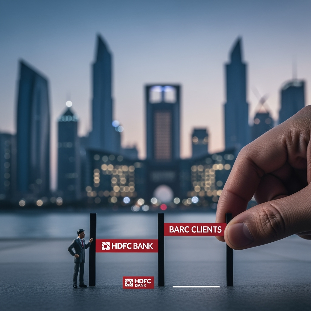 Illustration for: DFSA Bars HDFC Bank's DIFC Branch from New Clients