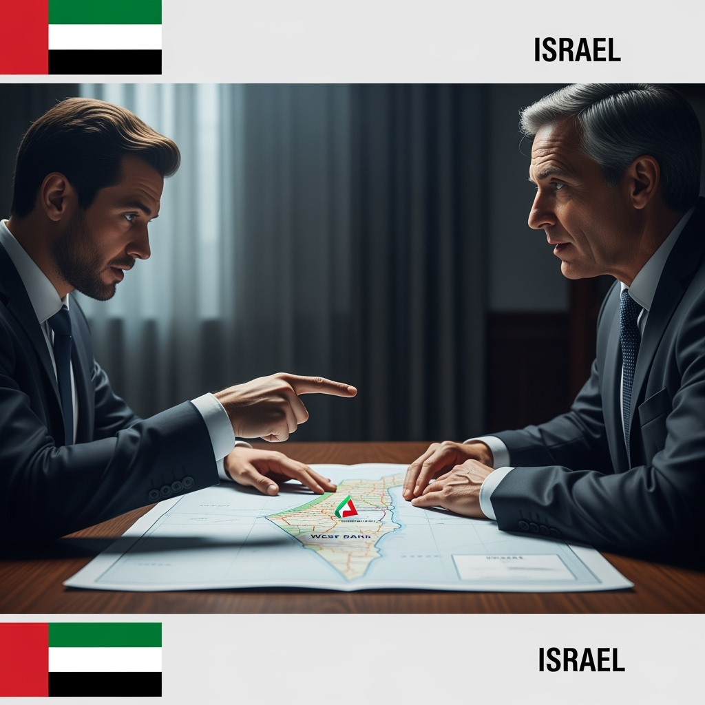 Illustration for: الإمارات تحذر إسرائيل بشأن ضم الضفة الغربية