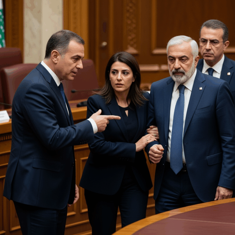 Illustration for: Lebanese Ministers Withdraw from Cabinet Session