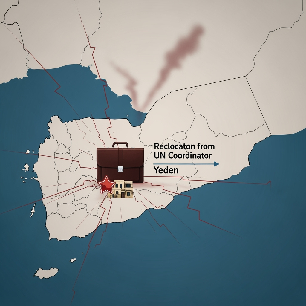 Illustration for: UN Relocates Yemen Coordinator to Aden Amid Tensions