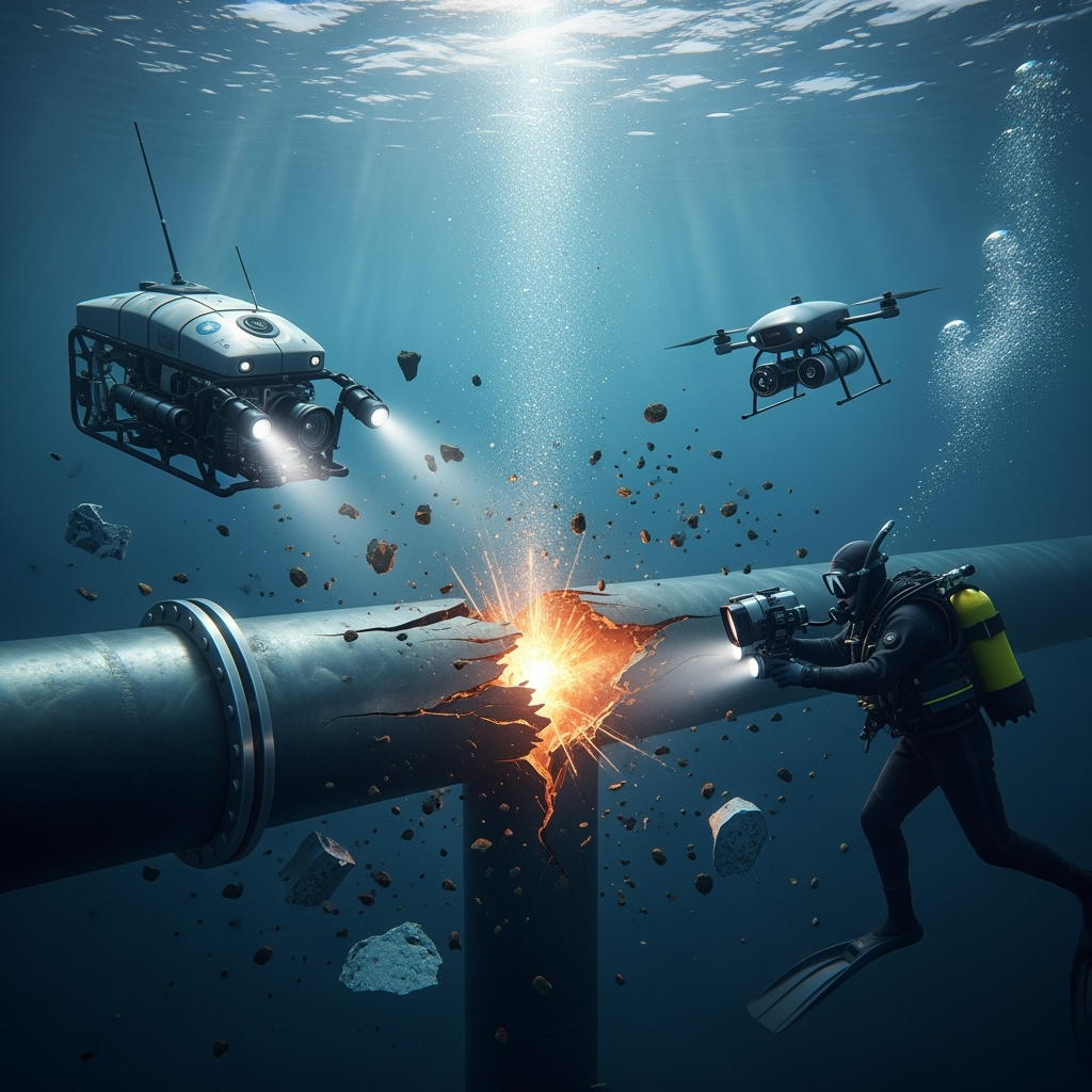 Illustration for: Investigation into Nord Stream Gas Attack