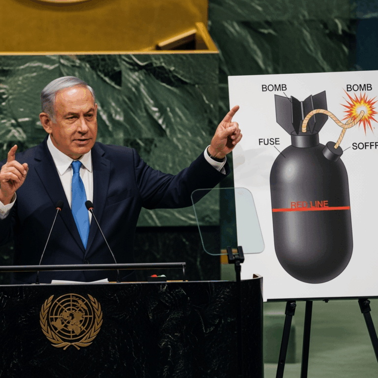 Illustration for: Netanyahu's UN Speech Sparks Controversy
