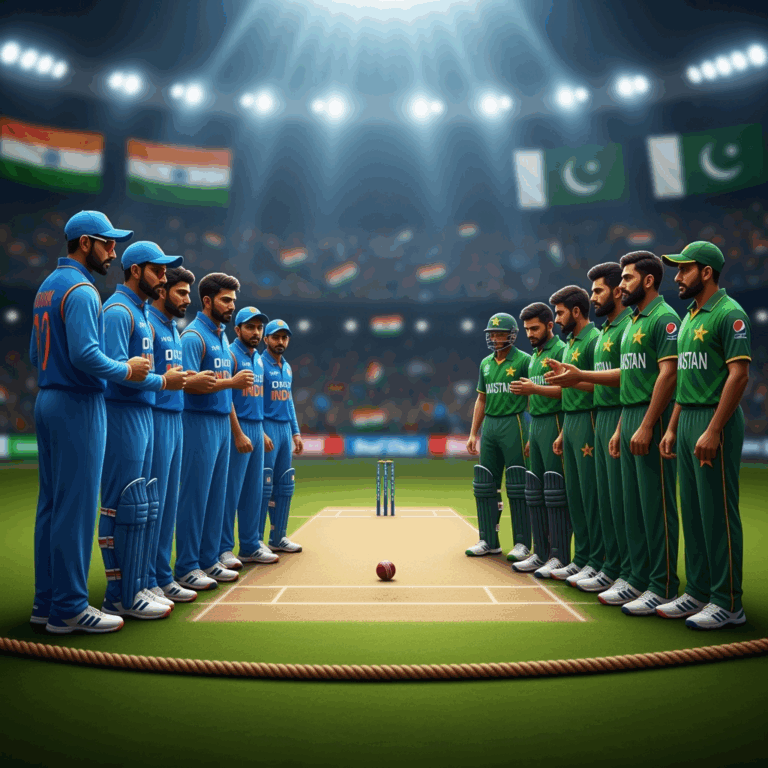 Illustration for: Inde vs Pakistan : tension à la Coupe d'Asie