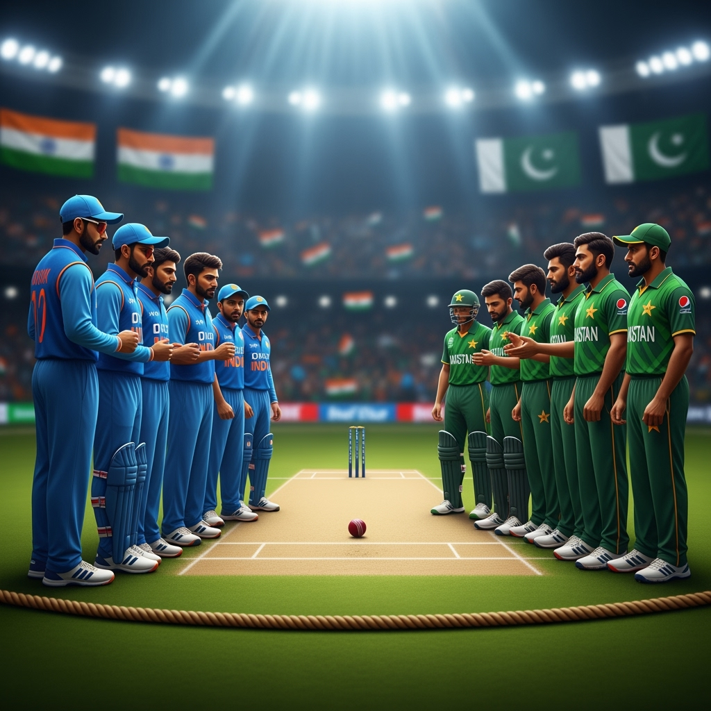 Illustration for: Inde vs Pakistan : tension à la Coupe d'Asie