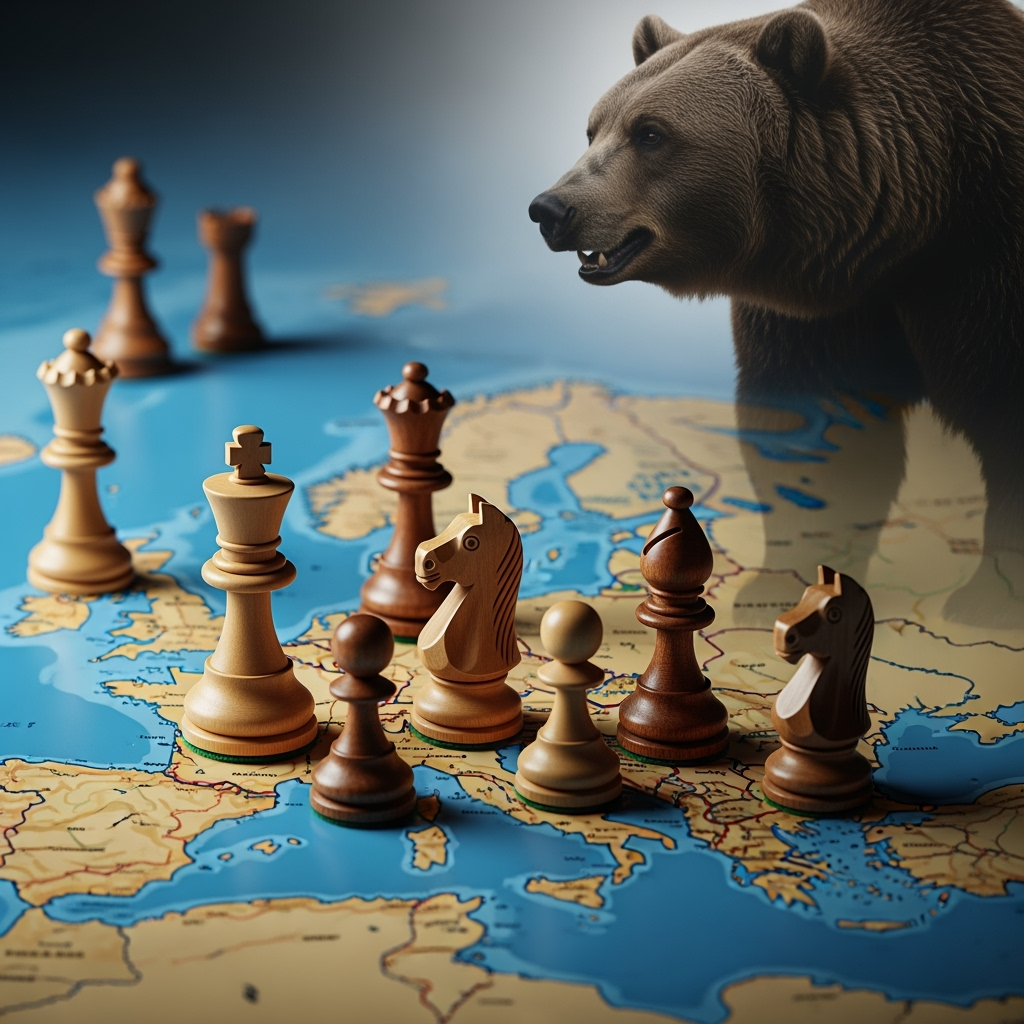 Illustration for: Europe's Strategic Moves and Russia's Response
