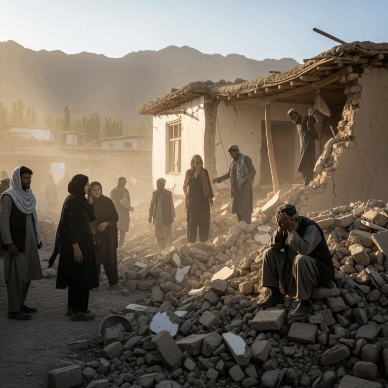 Illustration for: 6.0 Magnitude Earthquake Strikes Eastern Afghanistan