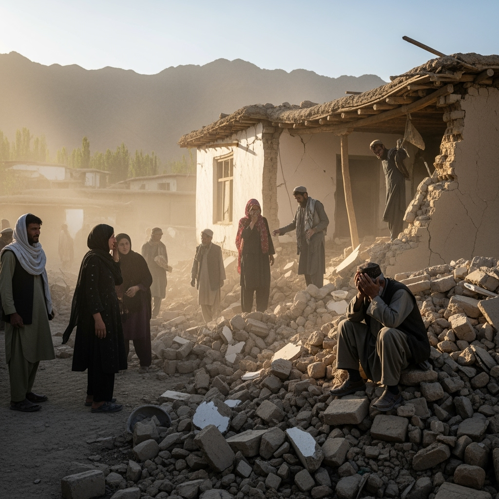Illustration for: 6.0 Magnitude Earthquake Strikes Eastern Afghanistan