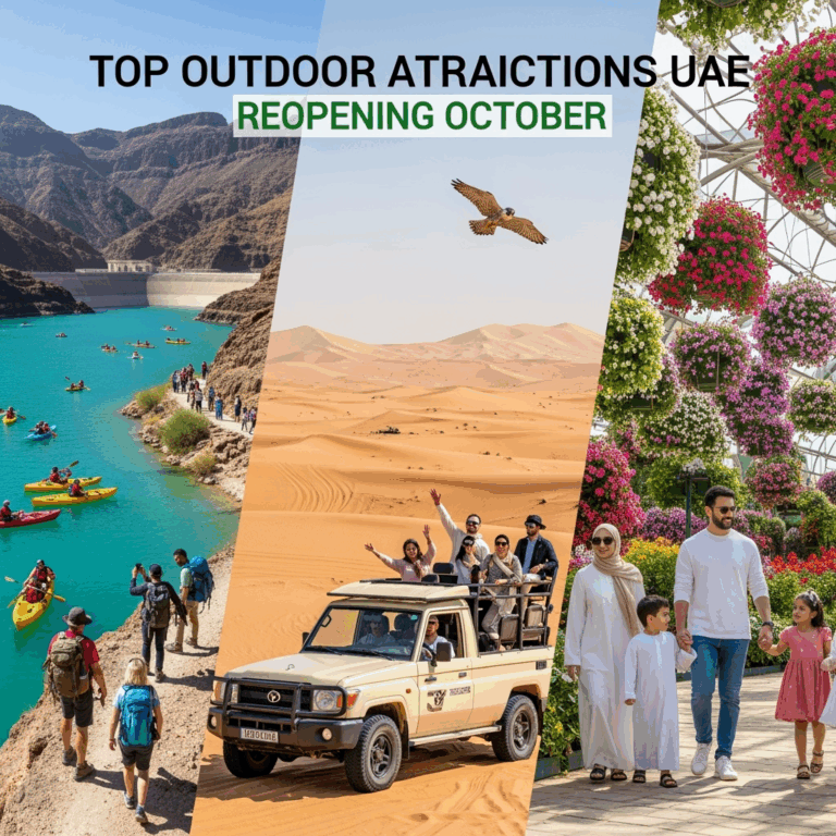 Illustration for: Top UAE Outdoor Attractions Reopening in October