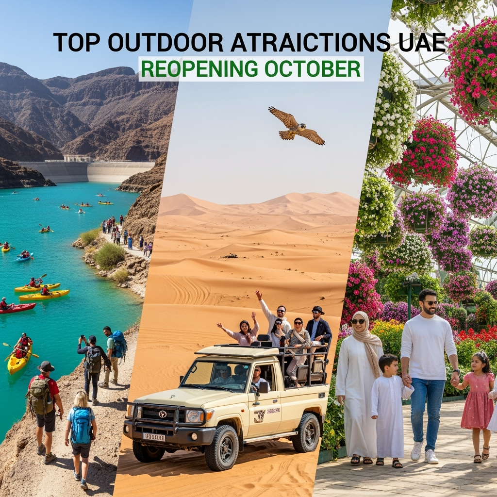 Illustration for: Top UAE Outdoor Attractions Reopening in October