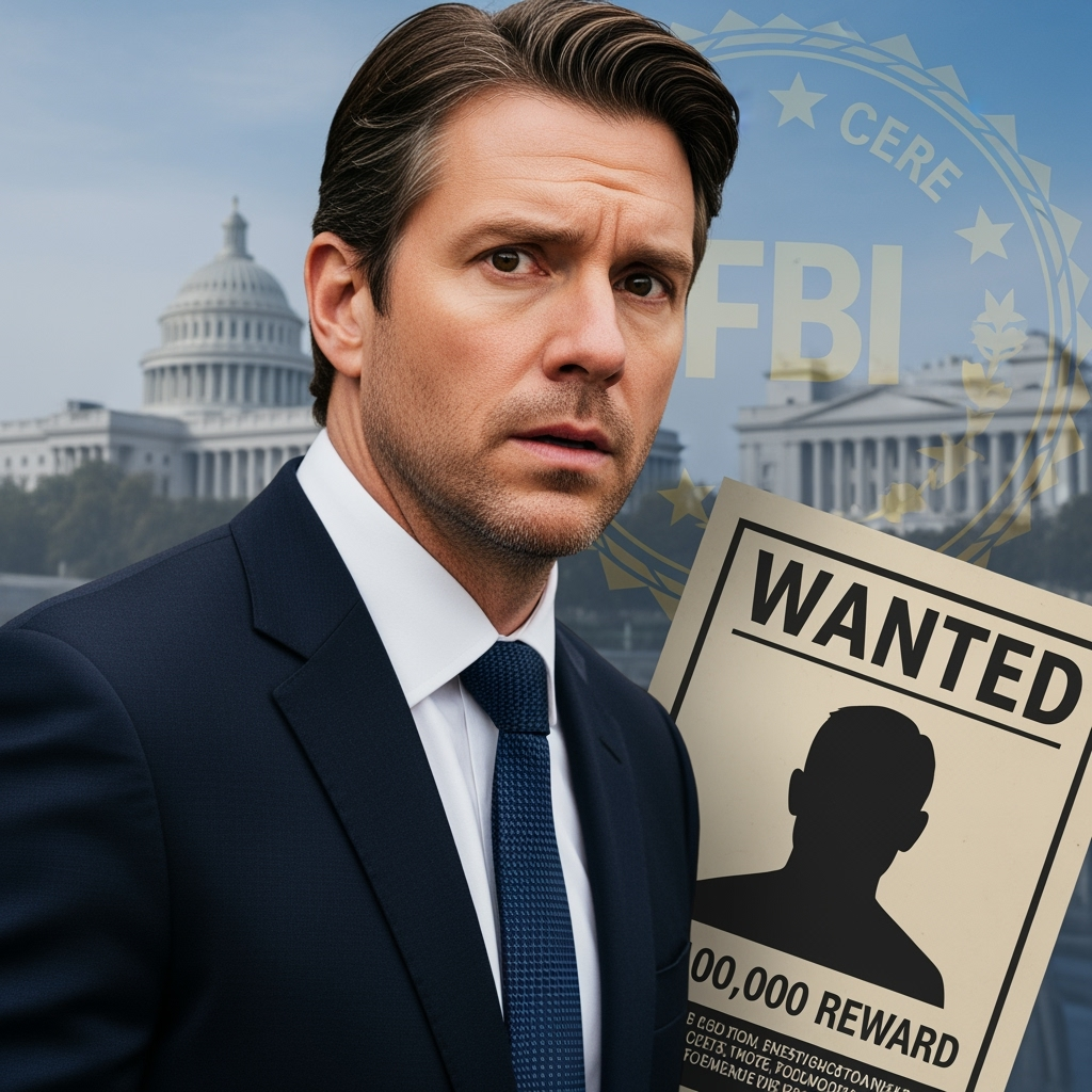 Illustration for: Charlie Kirk Shooting: FBI Seeks Suspect, $100K Reward
