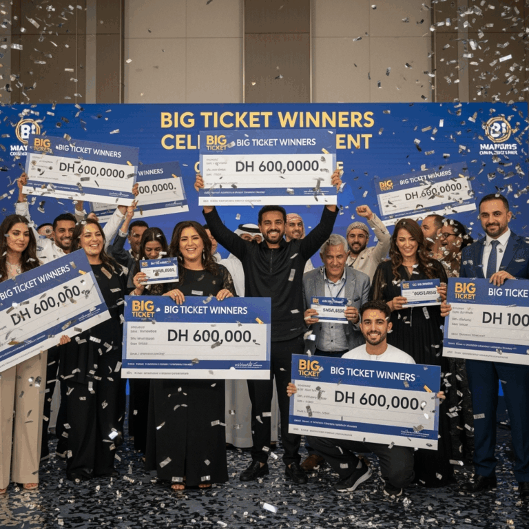 Illustration for: Big Ticket Winners Celebrate Dh600,000 in Prizes