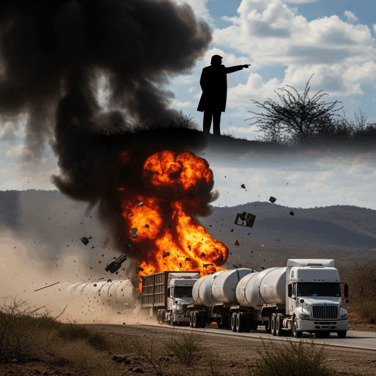 Illustration for: Trump's Strike on Drug Transporters in Venezuela