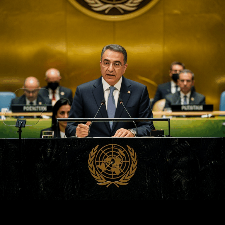 Illustration for: Syria's First UN Speech in 67 Years