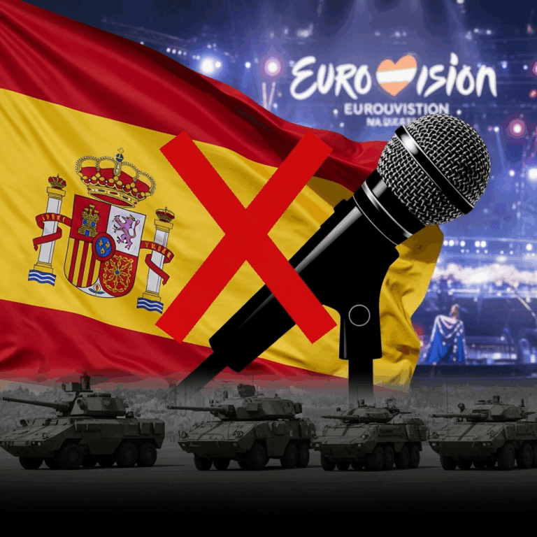 Illustration for: Spain Cancels Military Deals Amid Eurovision Controversy