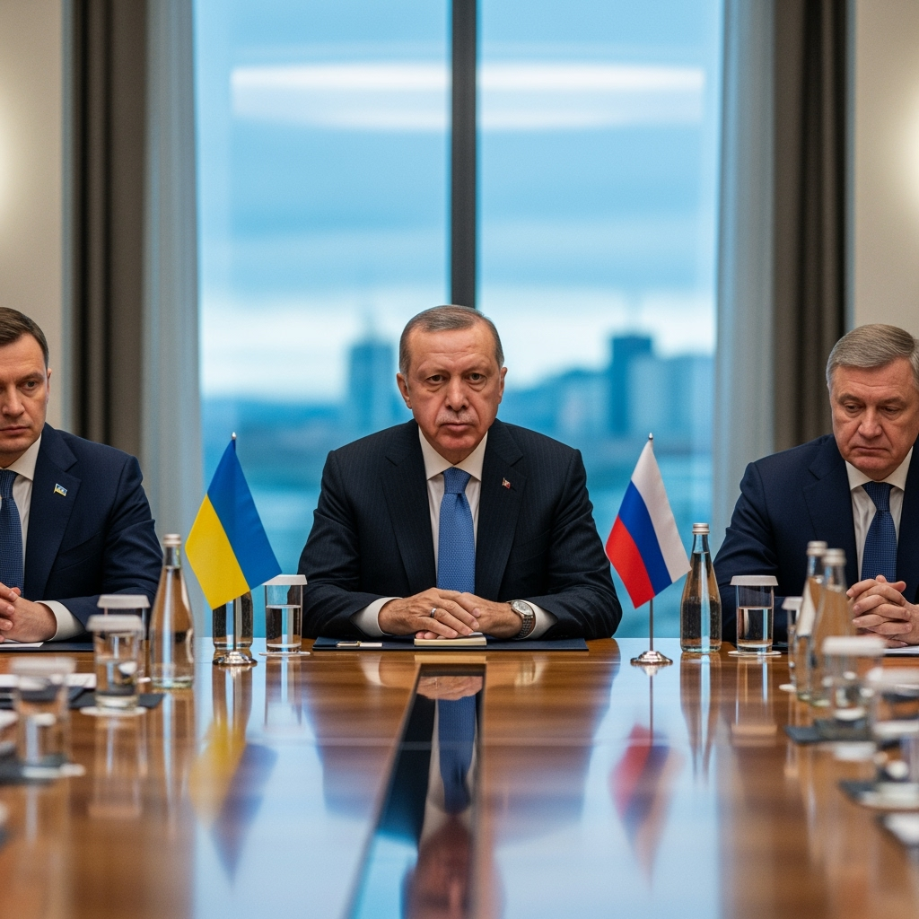 Illustration for: Erdogan on Peace Talks for Ukraine-Russia Conflict