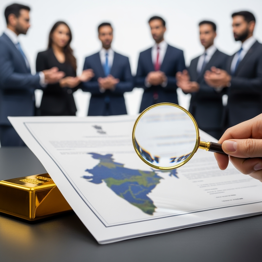 Illustration for: UAE Group Seeks Clarity on India Gold Carrying Rules